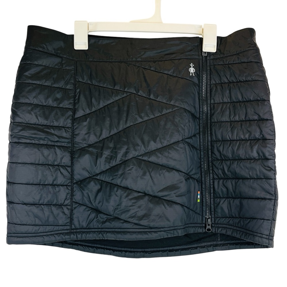 Smartwool Black Quilted Mini Skirt